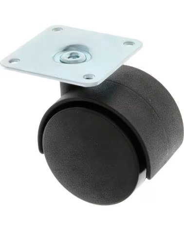 AMIG SWIVEL FURNITURE CASTOR WITH MOUNTING PLATE MULTICOLOR