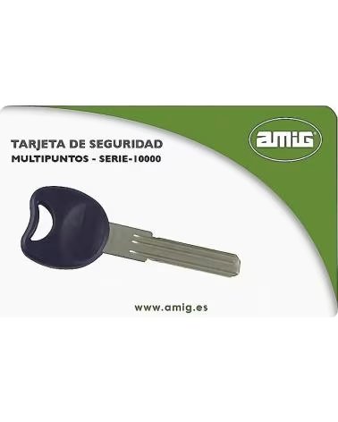 AMIG CYLINDRE DE SÉCURITÉ AVEC CARTE DE PROPRIÉTÉ MULTICOLOR