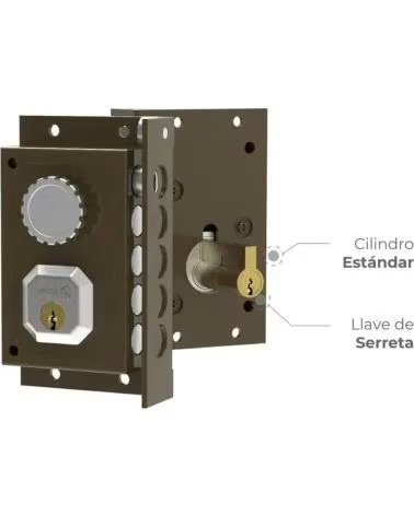 DORCAS SECURITY LOCK FOR APARTMENT DOORS MULTICOLOR