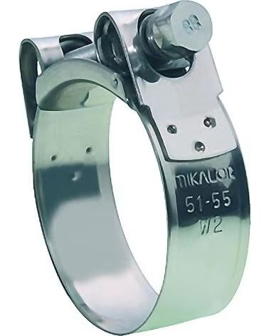 MIKALOR COLLIER DE SERRAGE MÉTALLIQUE 51-55 MM HAUTE RÉSISTANCE MULTICOLOR