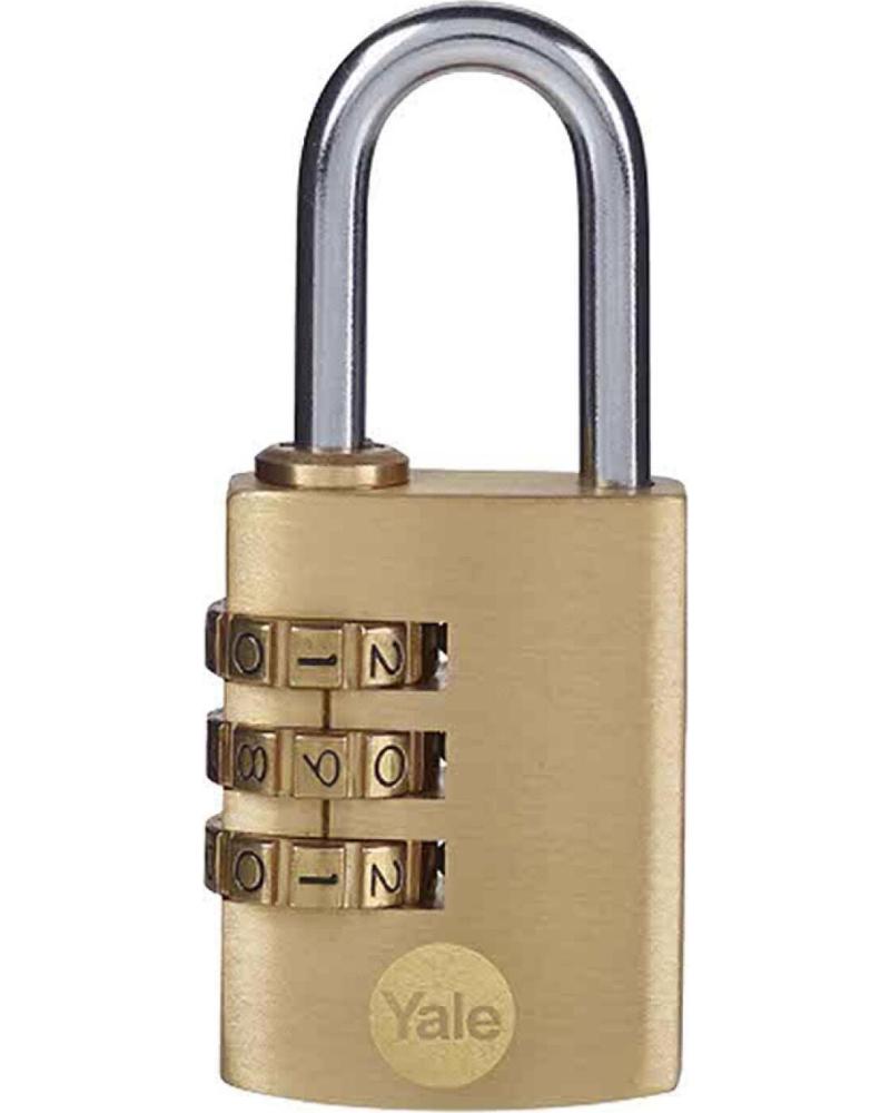 YALE CANDADO DE SEGURIDAD CON COMBINACIÓN NUMÉRICA MULTICOLOR