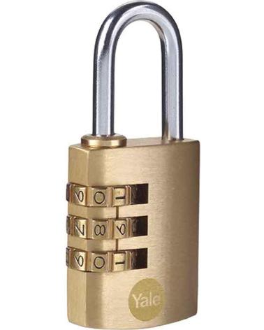 YALE CANDADO DE SEGURIDAD CON COMBINACIÓN NUMÉRICA MULTICOLOR