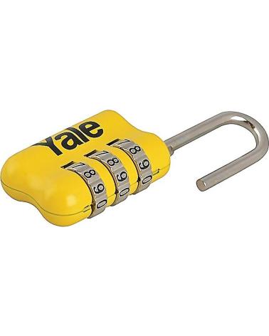 YALE CANDADO DE SEGURIDAD CON COMBINACIÓN NUMÉRICA MULTICOLOR
