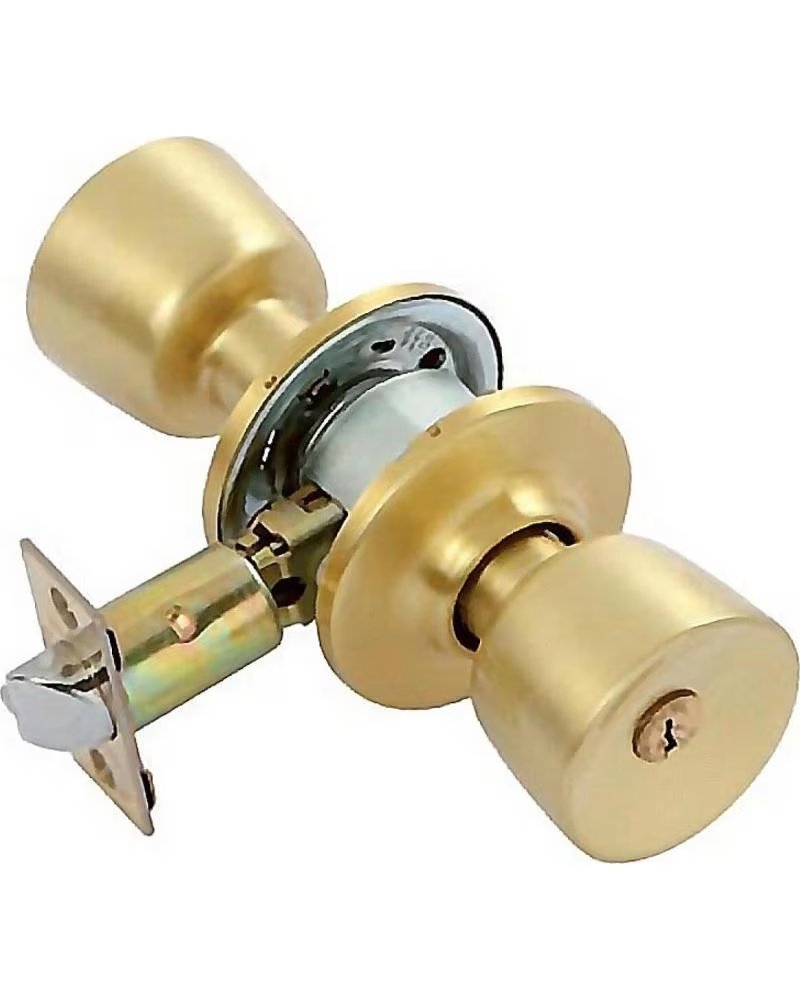 TESA KNAUFSCHLOSS MIT METALLOBERFLÄCHE FÜR INNENTÜREN MULTICOLOR