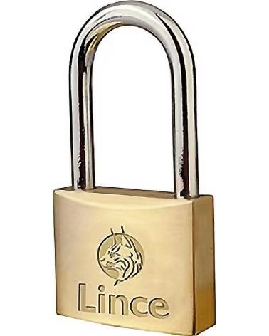 LINCE LUCCHETTO DI SICUREZZA CLASSICO AD ALTA RESISTENZA MULTICOLOR