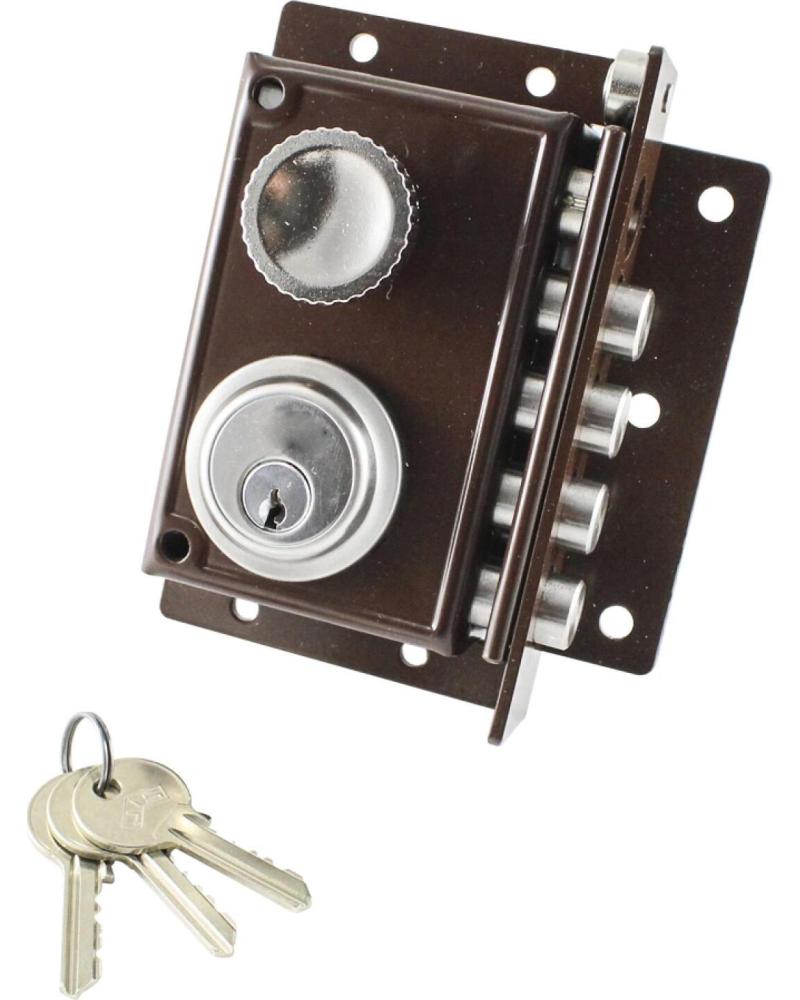 JIS CERRADURA CON LLAVE PARA PUERTA DE DEPARTAMENTO MULTICOLOR