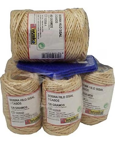 WURKO MULTI-PURPOSE NATURAL FIBER ROPE MULTICOLOR