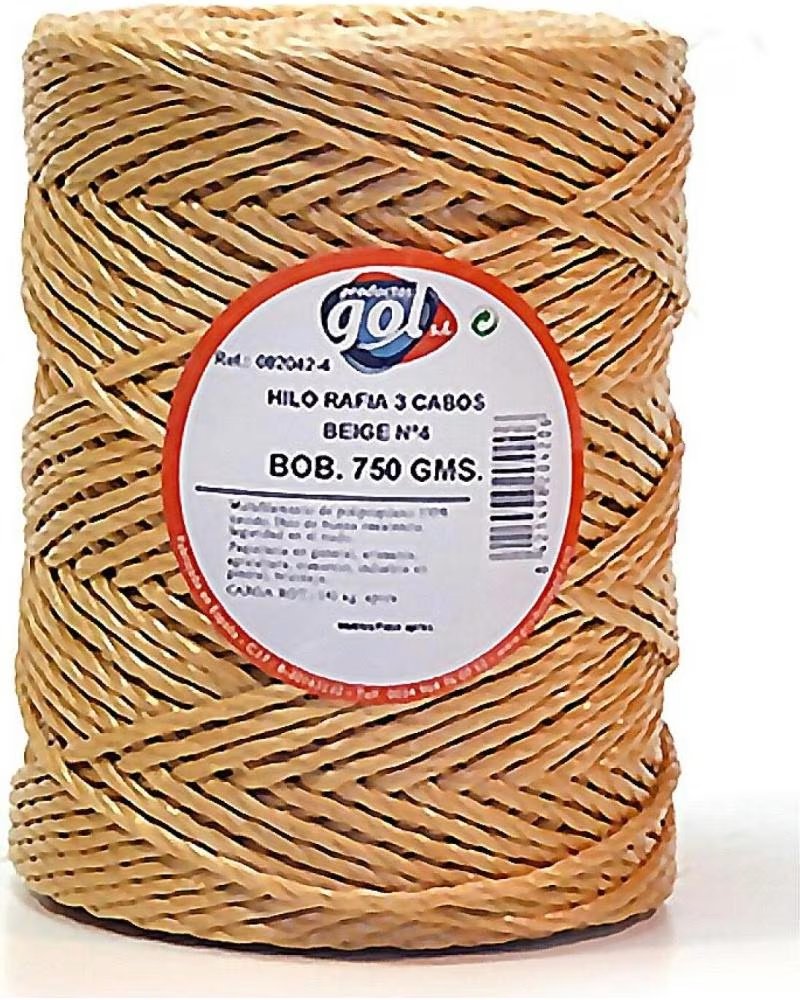 WURKO CUERDA DE YUTE BOBINA 750 GRAMOS MULTICOLOR