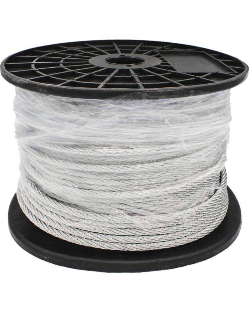 WURKO BOBINA DE CABLE DE ACERO GALVANIZADO MULTICOLOR