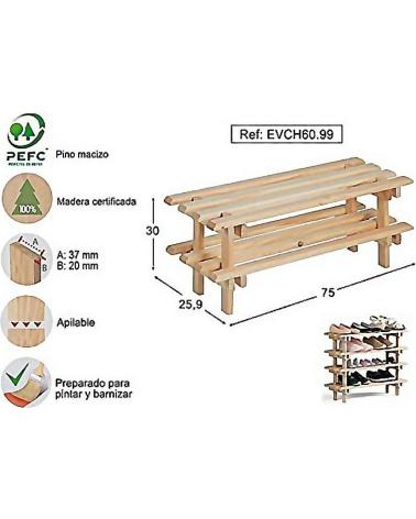 ASTIGARRAGA ZAPATERO MODULAR DE MADERA MULTICOLOR