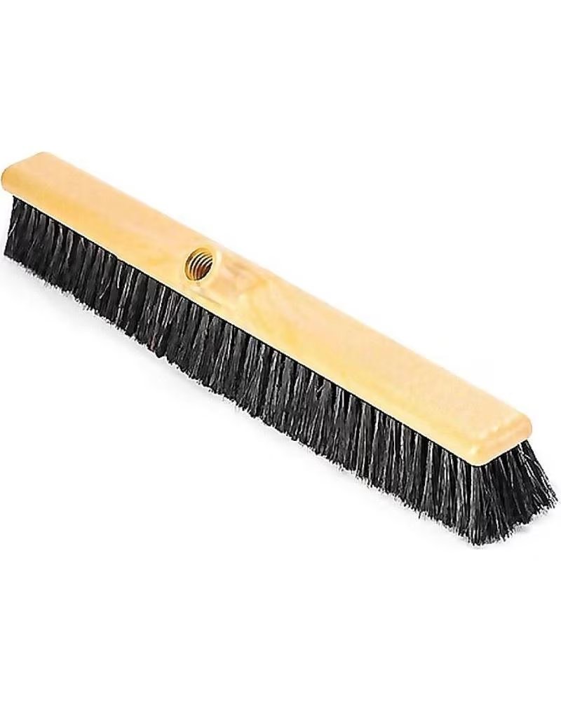 UNIVERSAL ESCOVA DE VARREDURA INDUSTRIAL COM BASE DE MADEIRA MULTICOLOR