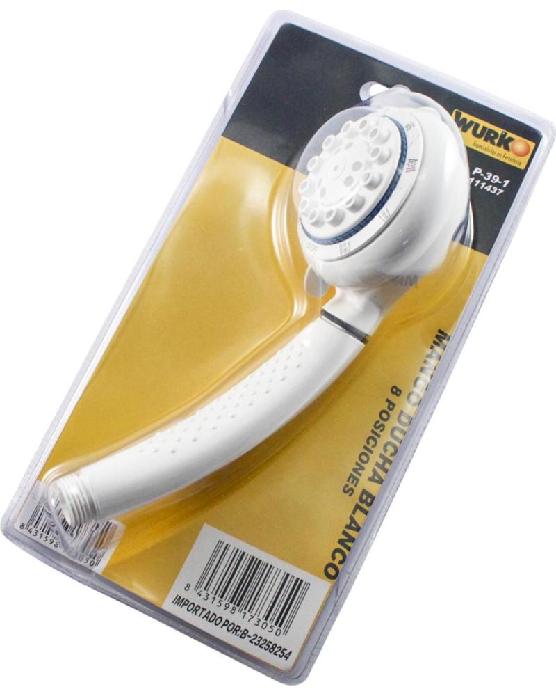 WURKO MANGO DE DUCHA PARA FONTANERÍA Y GAS MULTICOLOR