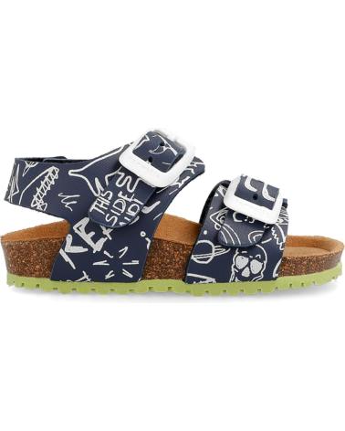 Sandales pour Garçon GARVALIN SANDALIA GARVALIN PUNTERA ABIERTA A-AZUL Y BOLIMAT Y