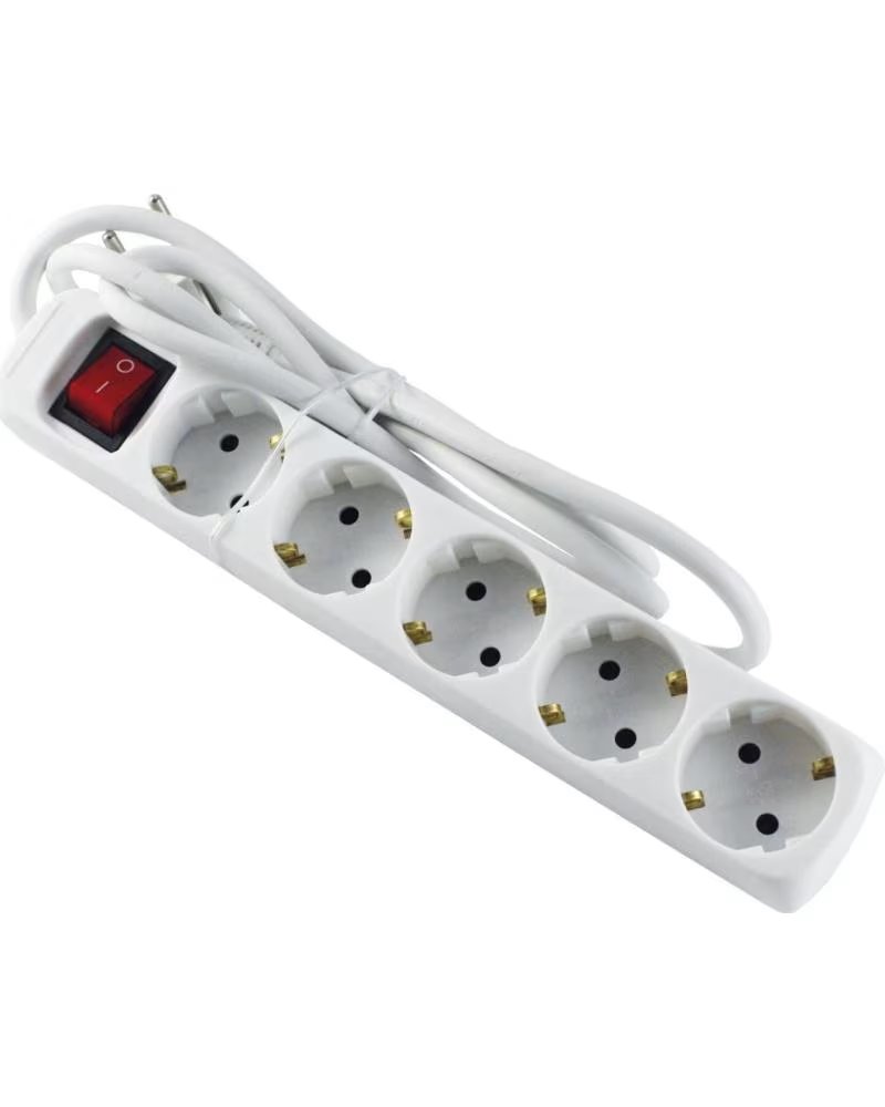 WURKO MULTIPRISE ÉLECTRIQUE AVEC INTERRUPTEUR MULTICOLOR
