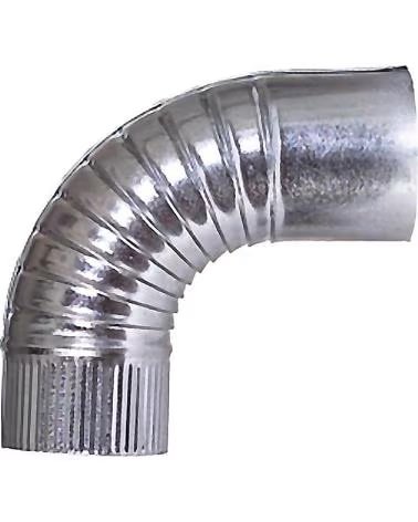 THECA COTOVELO DE AÇO GALVANIZADO PARA SALAMANDRAS MULTICOLOR