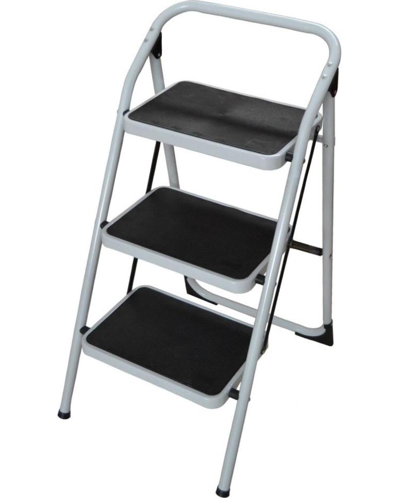WURKO ESCALERA PLEGABLE DE 3 PELDAÑOS MULTICOLOR