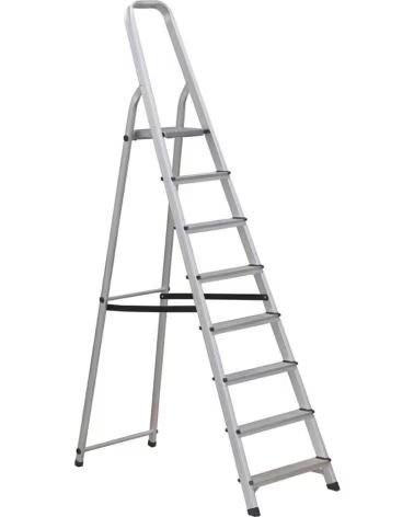 KORMAX ESCALERA DE TIJERA DE ALUMINIO REFORZADA MULTICOLOR