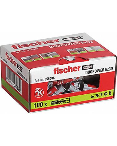 PACK DE TACOS Y FIJACIONES PROFESIONALES FISCHER MULTICOLOR