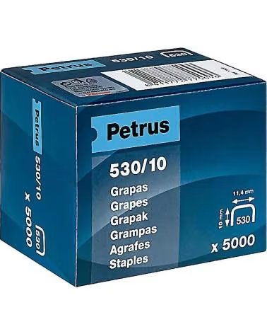 PETRUS SCATOLA DA 5000 PUNTI METALLICI S30/10 MULTICOLOR