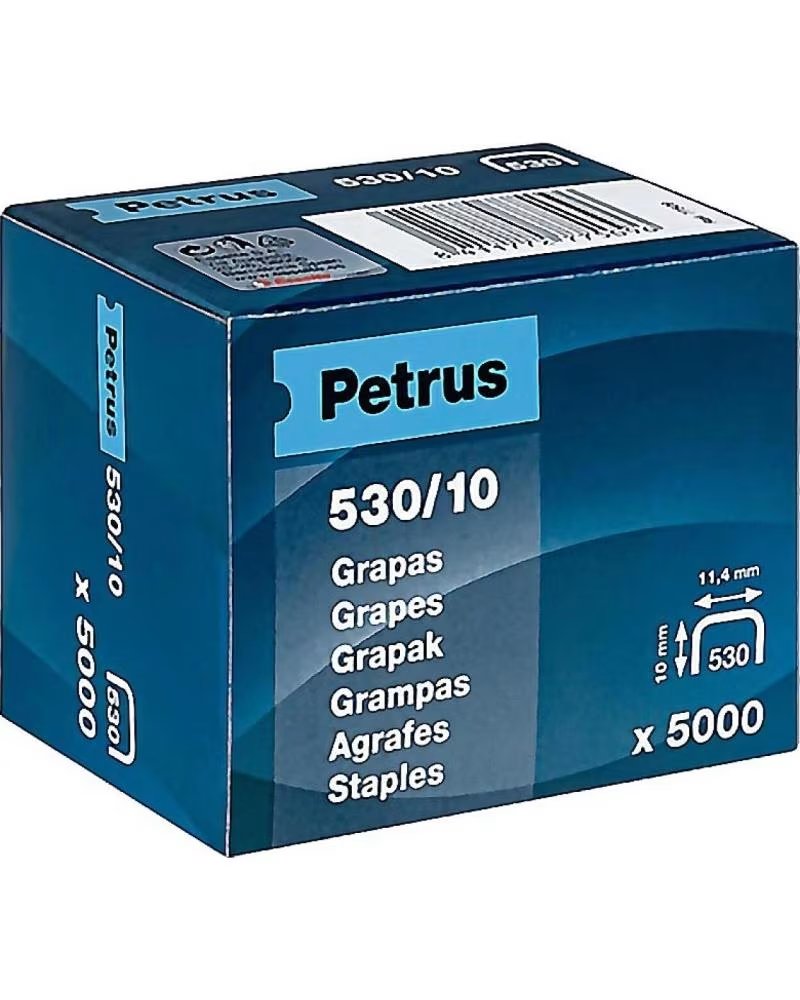 PETRUS SCATOLA DA 5000 PUNTI METALLICI S30/10 MULTICOLOR