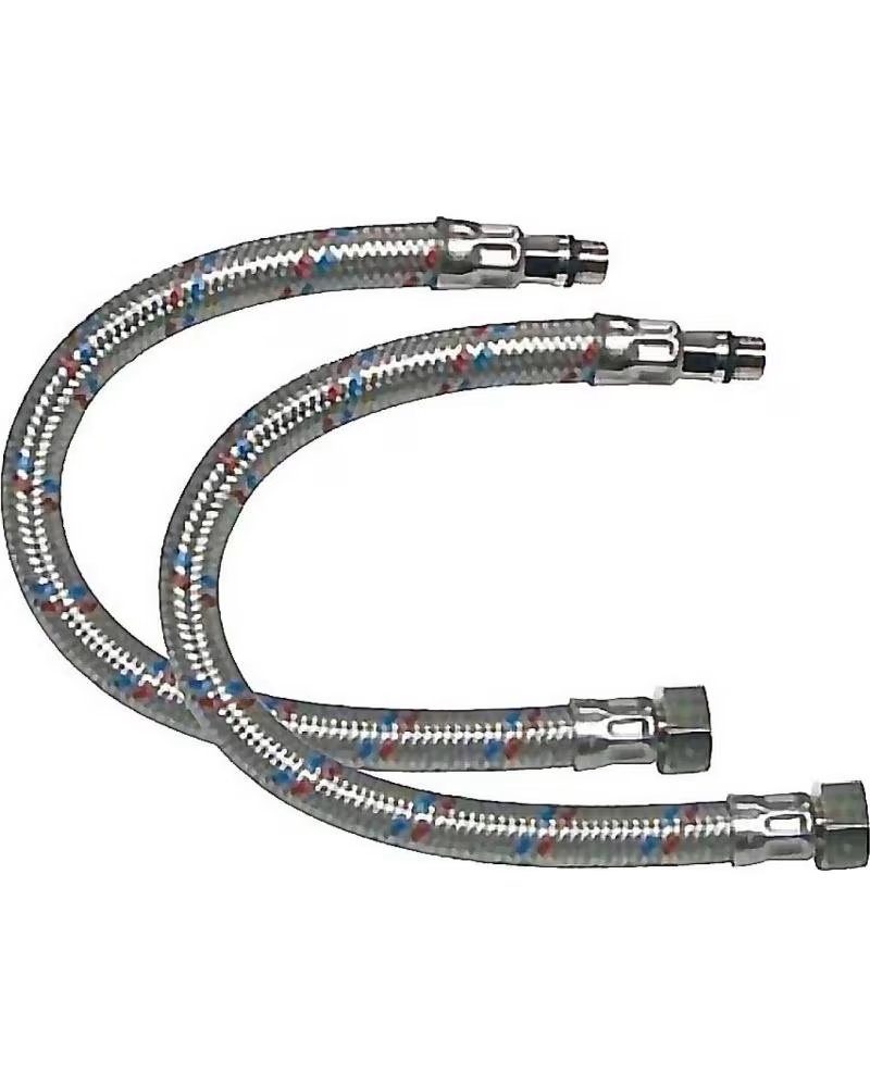 CIS SET AUS FLEXIBLEN SCHLÄUCHEN FÜR SANITÄR UND GAS MULTICOLOR
