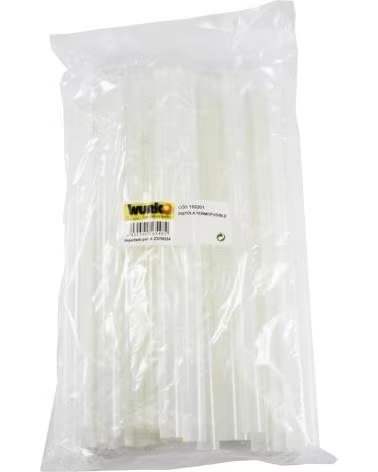 WURKO PACOTE DE BASTÕES DE COLA TERMOFUSÍVEL TRANSPARENTE MULTICOLOR