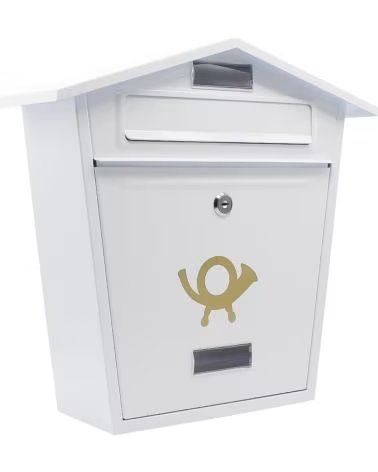 WURKO BOÎTE AUX LETTRES EXTÉRIEURE DESIGN CLASSIQUE AVEC SERRURE MULTICOLOR