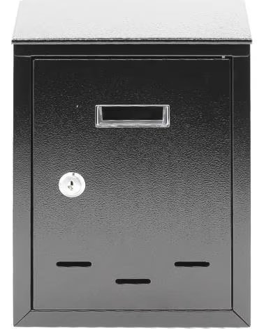 WURKO WALL-MOUNTED METAL MAILBOX WITH LOCK MULTICOLOR