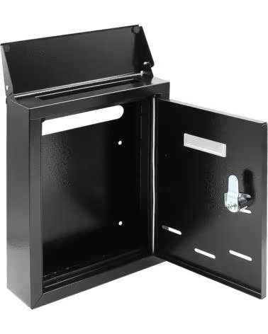 WURKO WALL-MOUNTED METAL MAILBOX WITH LOCK MULTICOLOR