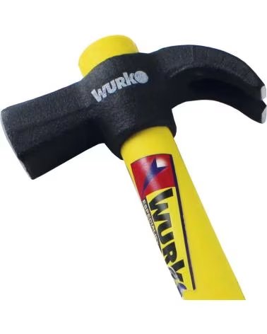 WURKO MARTELO DE CARPINTEIRO COM CABO ERGONÓMICO MULTICOLOR