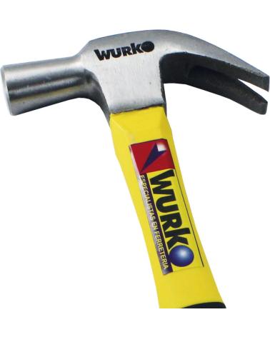 WURKO MARTILLO DE CARPINTERO CON MANGO ERGONÓMICO MULTICOLOR