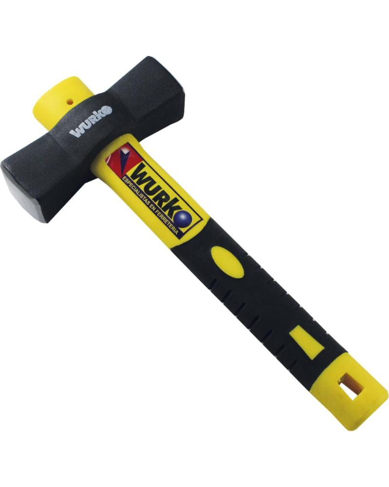 WURKO MARTILLO MANGO ERGONÓMICO ANTIDESLIZANTE MULTICOLOR