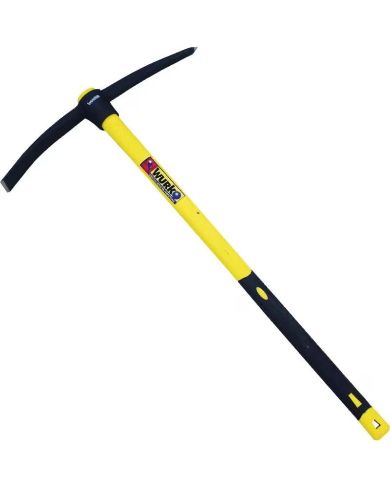 WURKO PIOCHE DE JARDINIER AVEC MANCHE ERGONOMIQUE MULTICOLOR