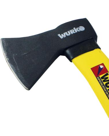 WURKO HACHA DE MANO CON MANGO ERGONÓMICO MULTICOLOR