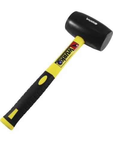 WURKO MAZA DE GOMA CON MANGO ERGONÓMICO MULTICOLOR