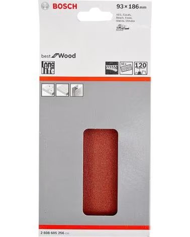 FOLHAS DE LIXA BOSCH PARA FERRAMENTAS MANUAIS MULTICOLOR