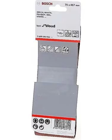 BOSCH BANDA DE LIJA PARA LIJADORA DE MULTICOLOR