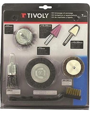TIVOLY SET DE ACCESORIOS DE HERRAMIENTAS MANUALES MULTICOLOR