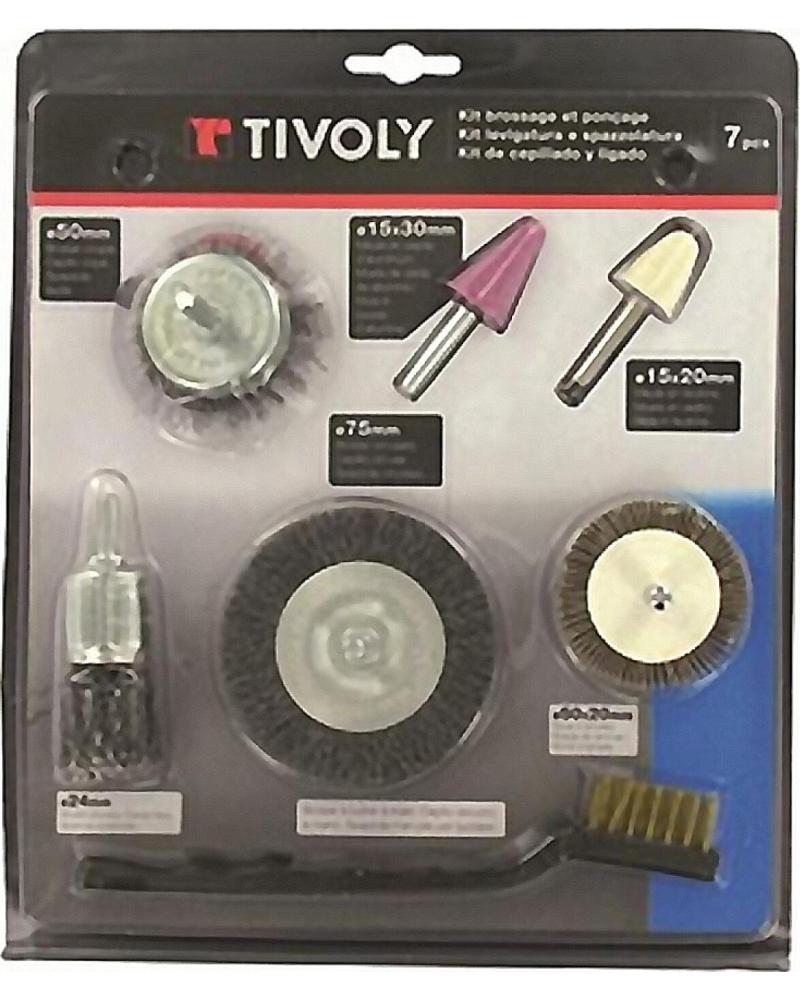 TIVOLY SET DE ACCESORIOS DE HERRAMIENTAS MANUALES MULTICOLOR