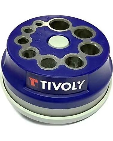 GUIA DE FURAÇÃO E COLETOR DE PÓ TIVOLY 4 A 12 MM MULTICOLOR