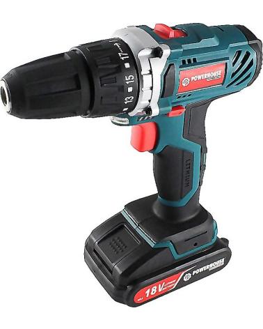 POWERHOUSE TALADRO INALÁMBRICO CON BATERÍA DE LITIO MULTICOLOR