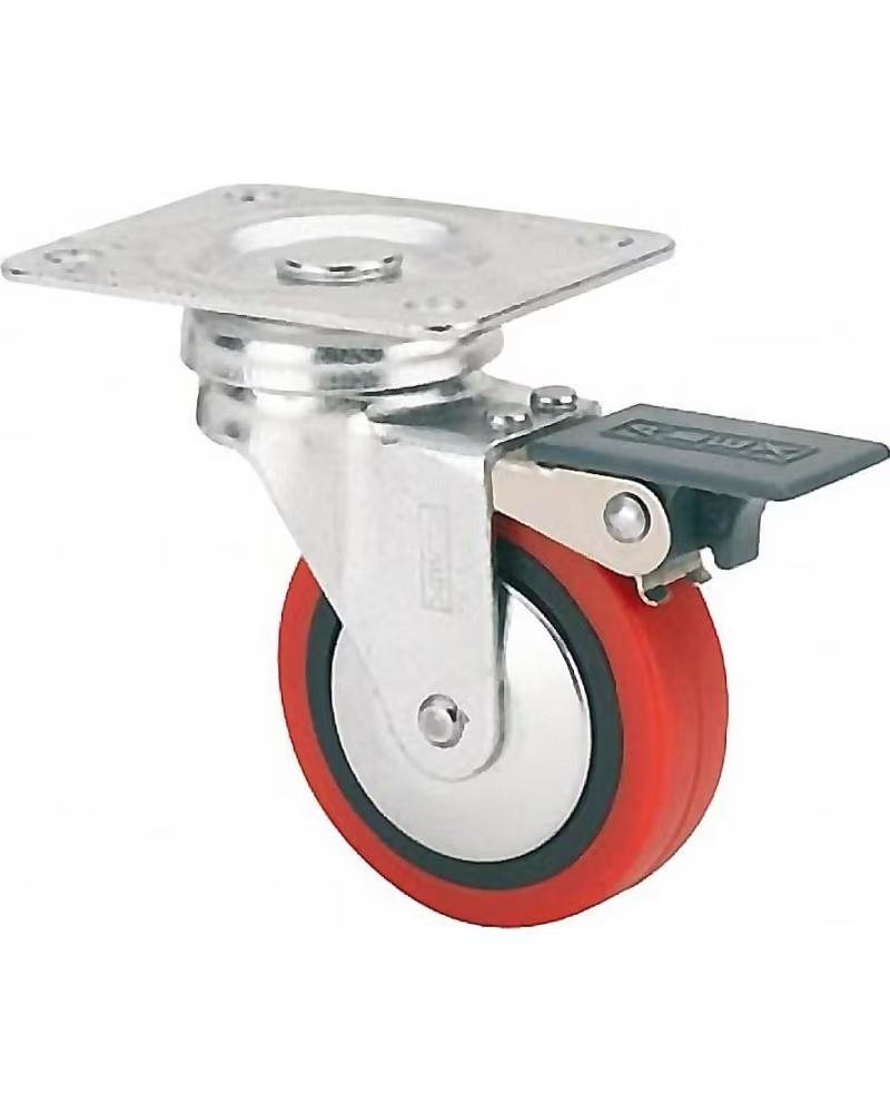 ALEX SWIVEL CASTER WITH HOUSING AND BRAKE MULTICOLOR