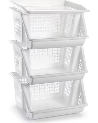 PLASTICFORTE STACKABLE VEGETABLE ORGANIZER MULTICOLOR
