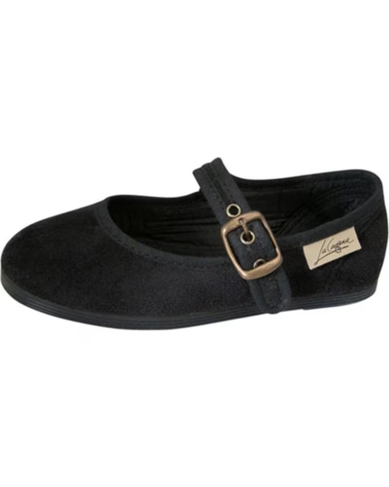 SCARPINE MARY JANE BALLERINA BAMBINA FIBBIA LATERALE NERA NEGRO