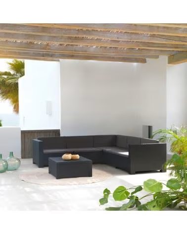SHAF JARDIN PISCINA Y PLAYA EN COLOR PARA DEPARTAMENTO MULTICOLOR