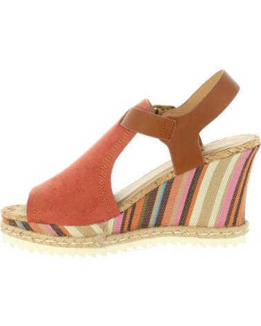 Zapatos de cuña de Mujer URBAN 391663-B6600 NATURAL