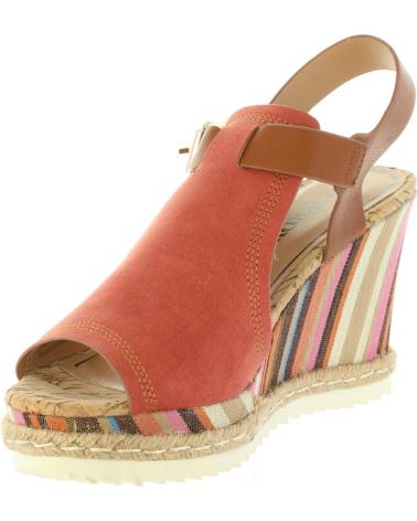 Zapatos de cuña de Mujer URBAN 391663-B6600 NATURAL