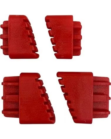 ROLSER SET DE TACOS DE REPUESTO EN COLOR ROJO MULTICOLOR