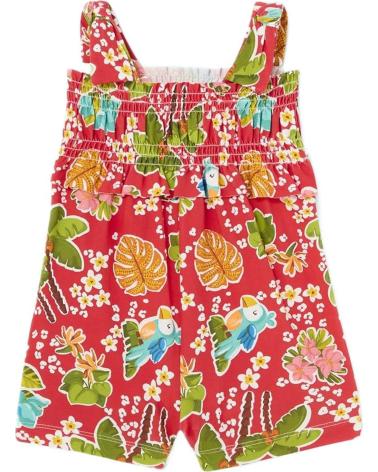 MAYORAL PANTALONES ESTAMPADO FLORAL 1841 ROJO