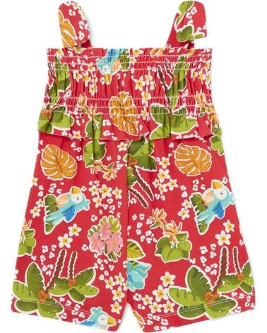 MAYORAL PANTALONES ESTAMPADO FLORAL 1841 ROJO